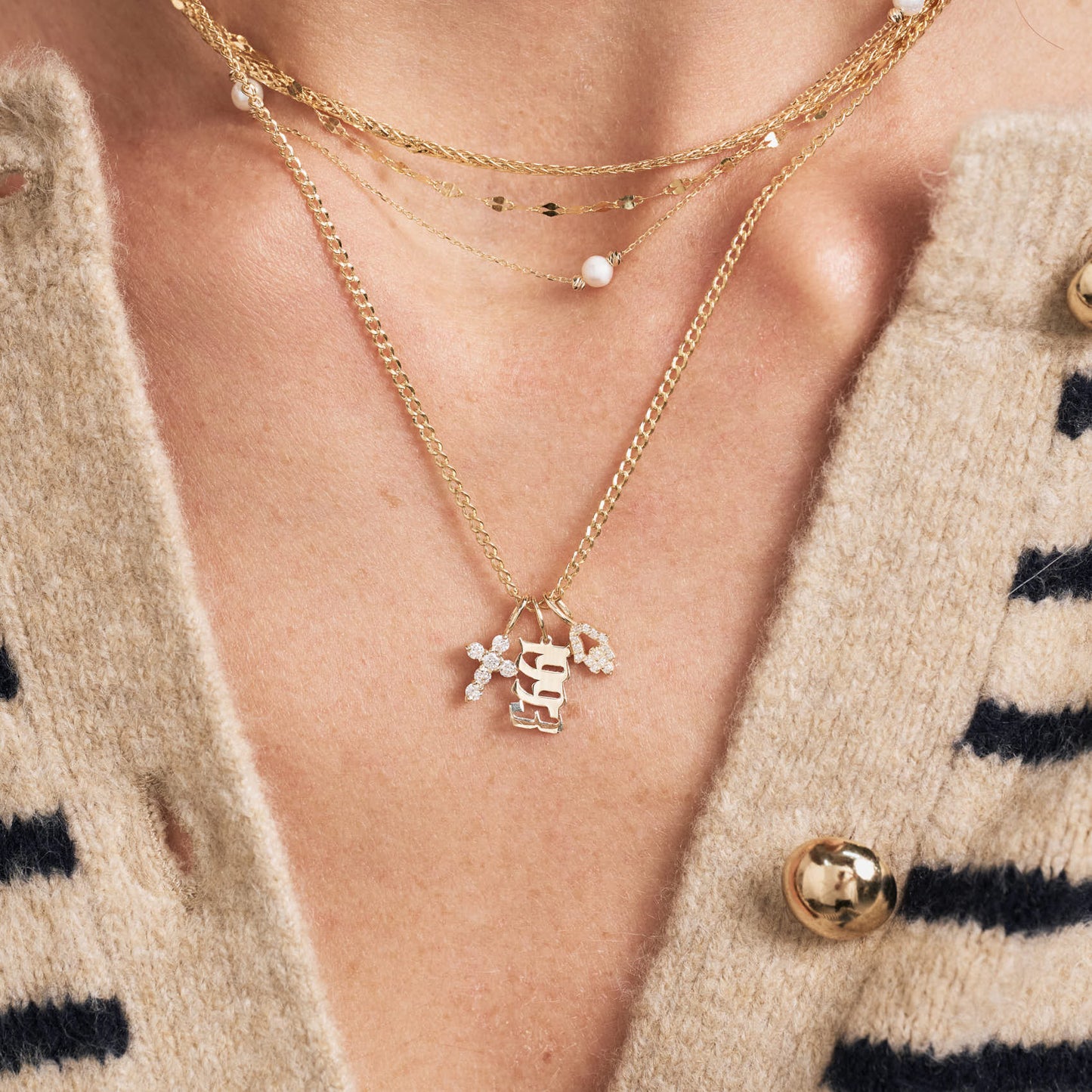 Diamantkreuz-Anhänger