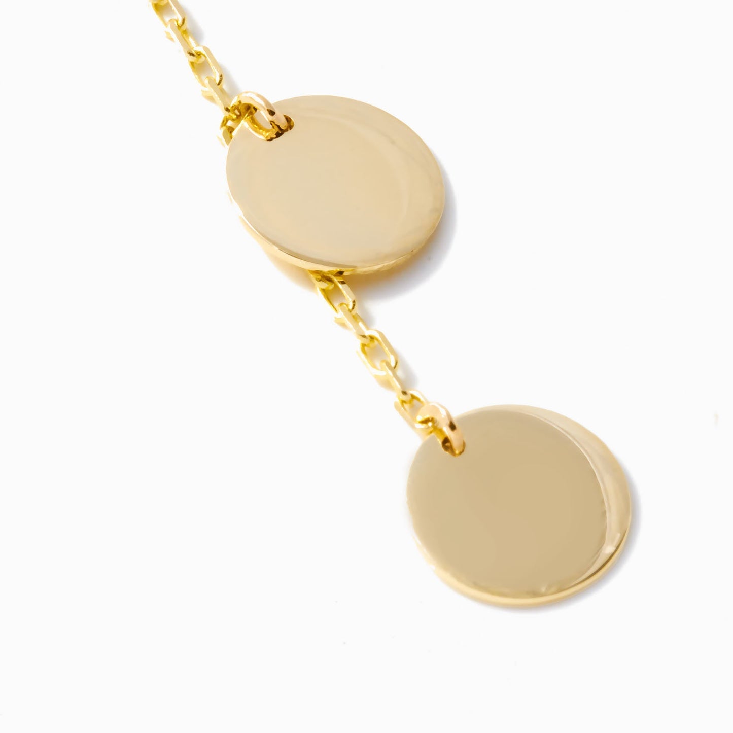 Disc Lariat Halskette