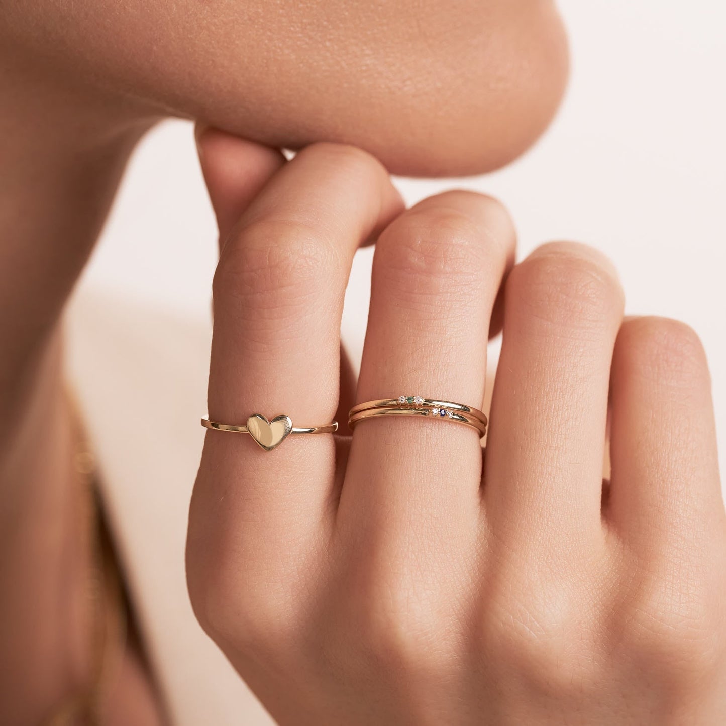 Geburtsstein-Trio-Ring