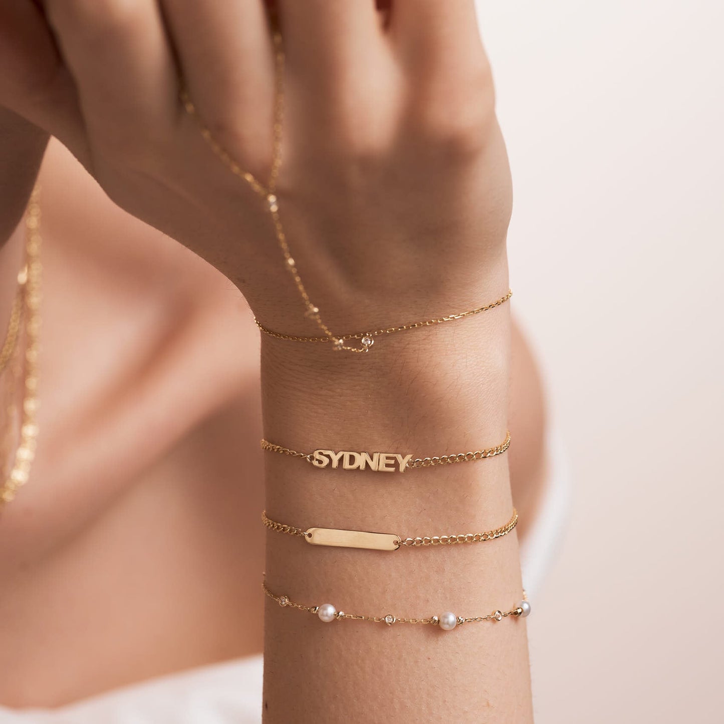 Gravierbares Mini-Bar-Armband