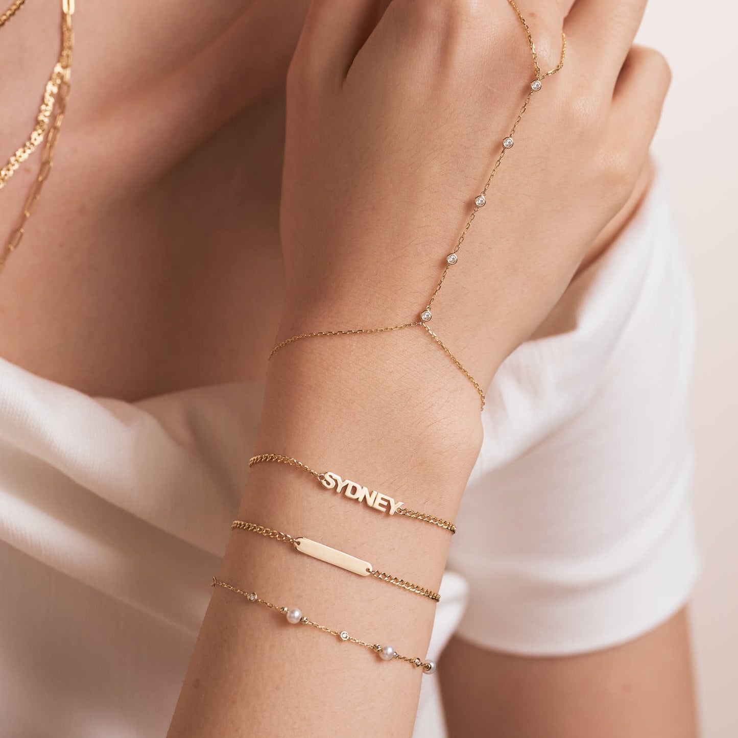 Gravierbares Mini-Bar-Armband