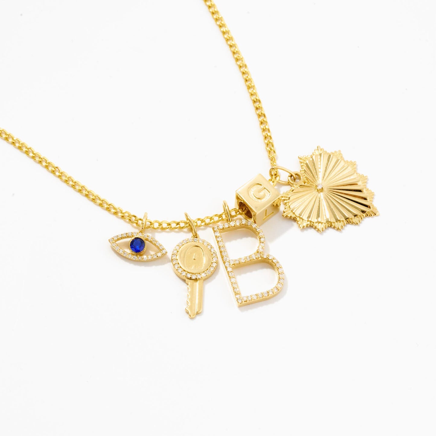 Diamant Evil Eye Charm