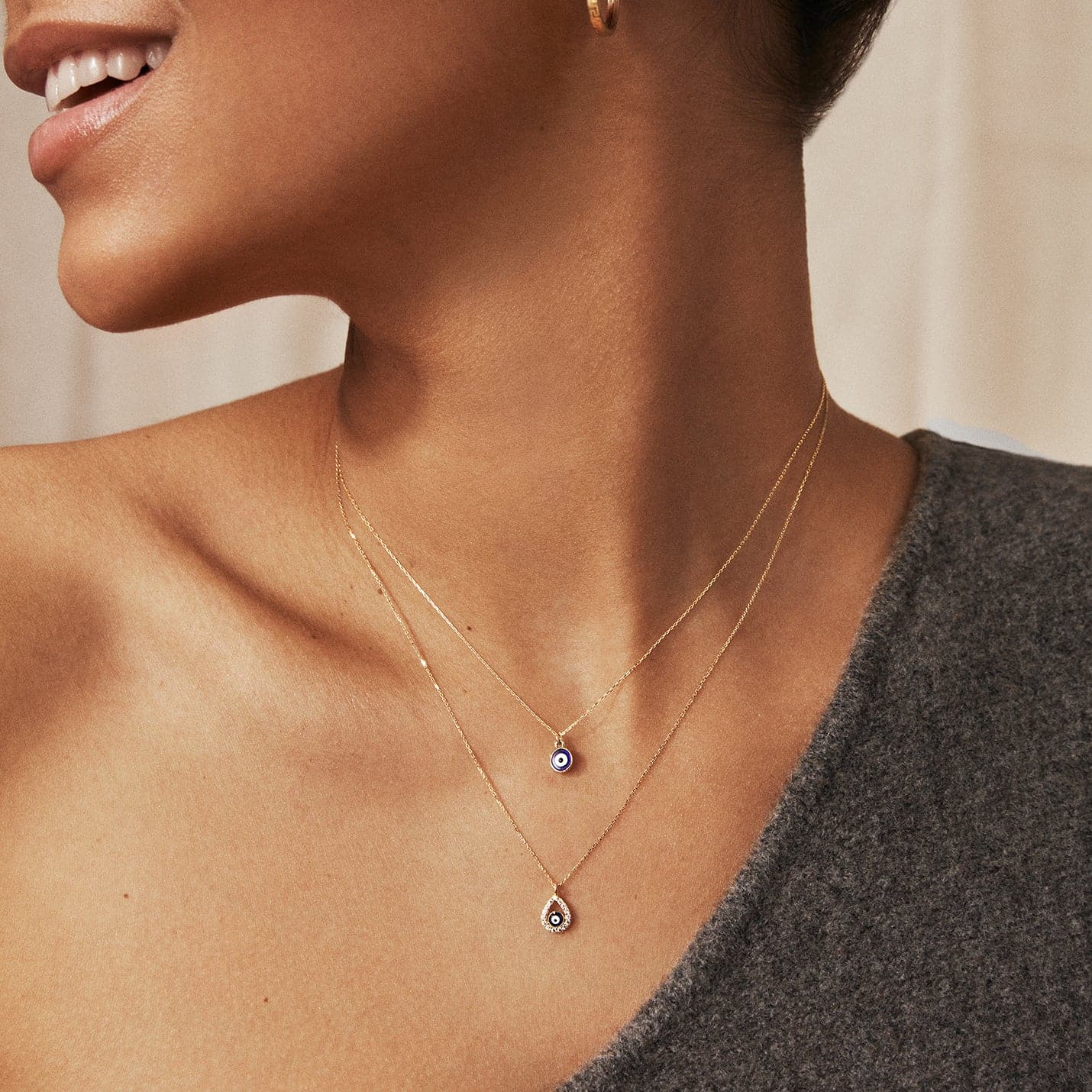 Diamond Stethoscope Halskette in 585er Massivgold - Gelin Diamond