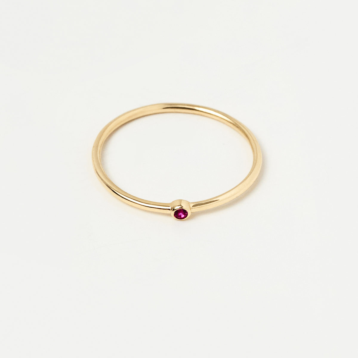November Birthstone Solitär Stacking Ring