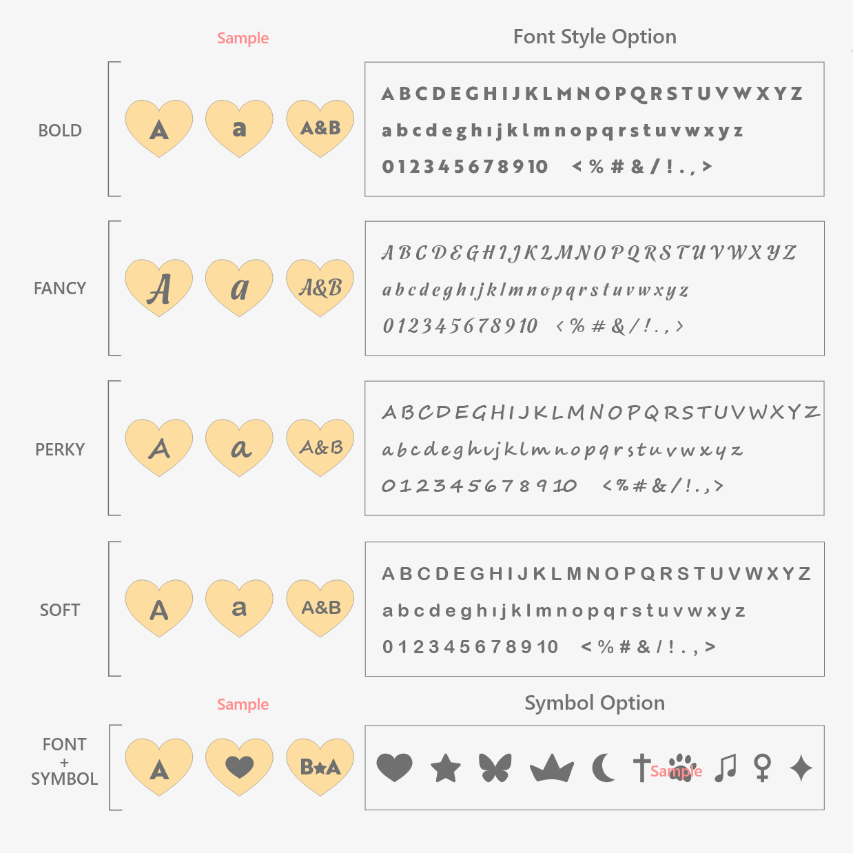 Collier coeur soufflé personnalisé en or massif 585