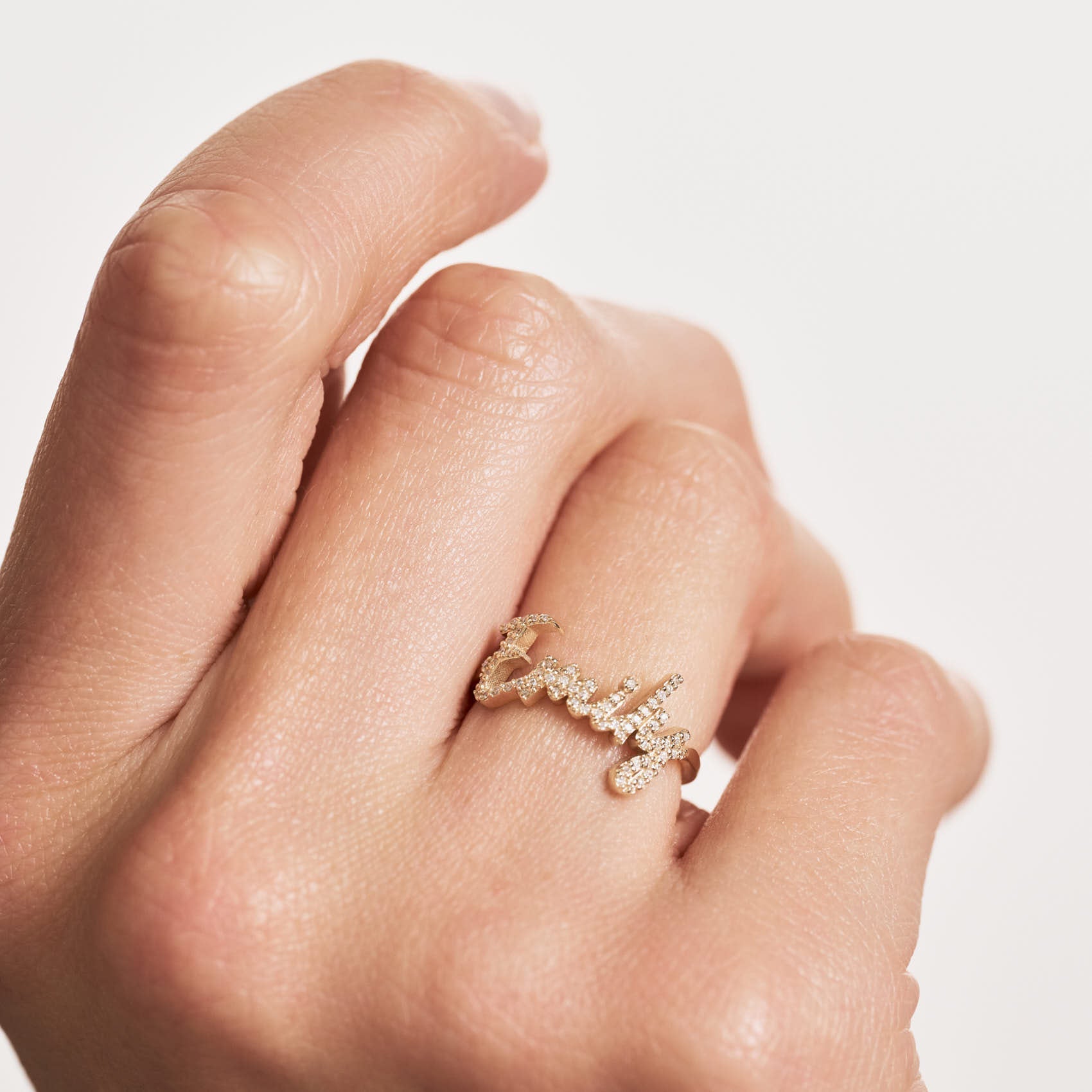 Diamant-Namensring
