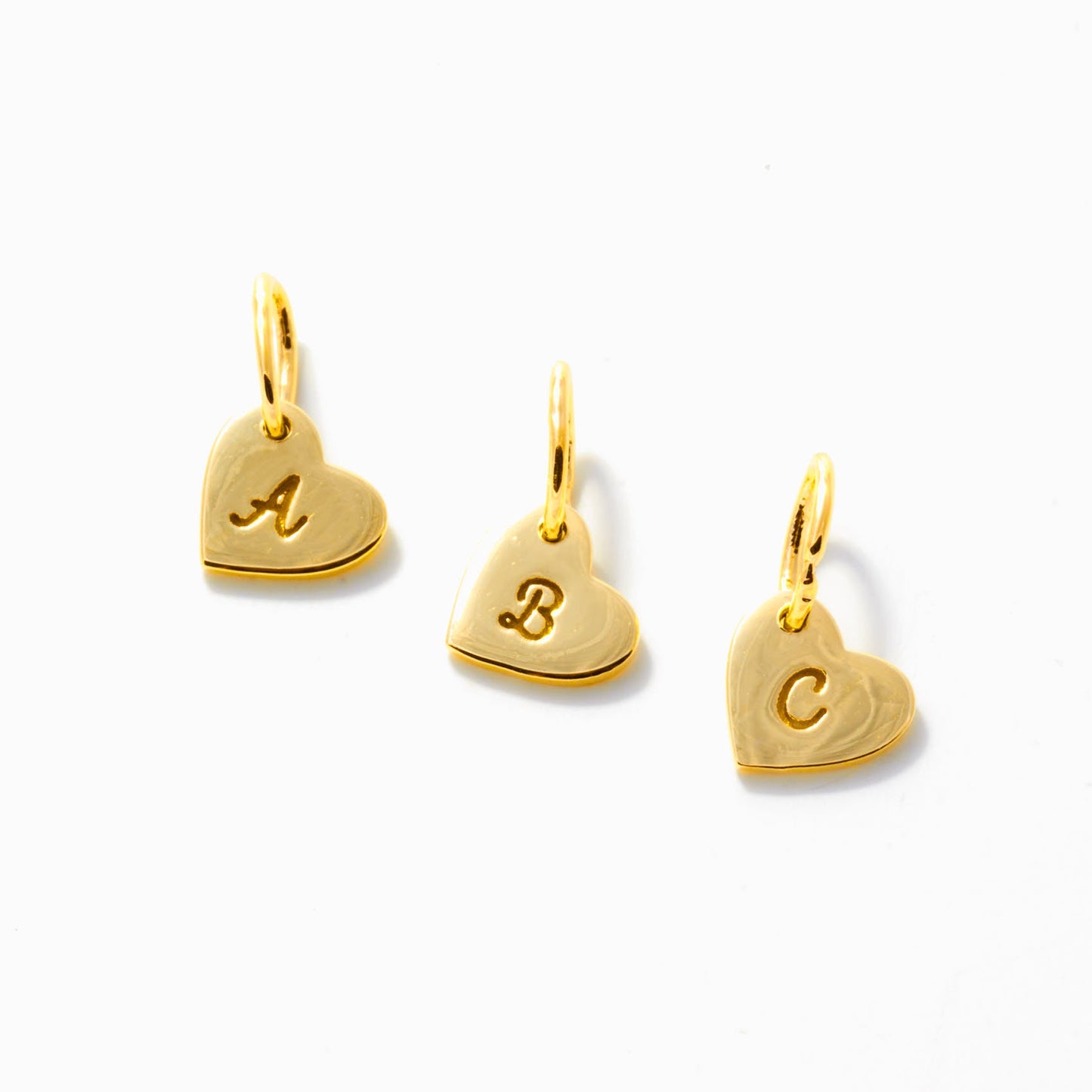 Herz-Buchstaben-Charm