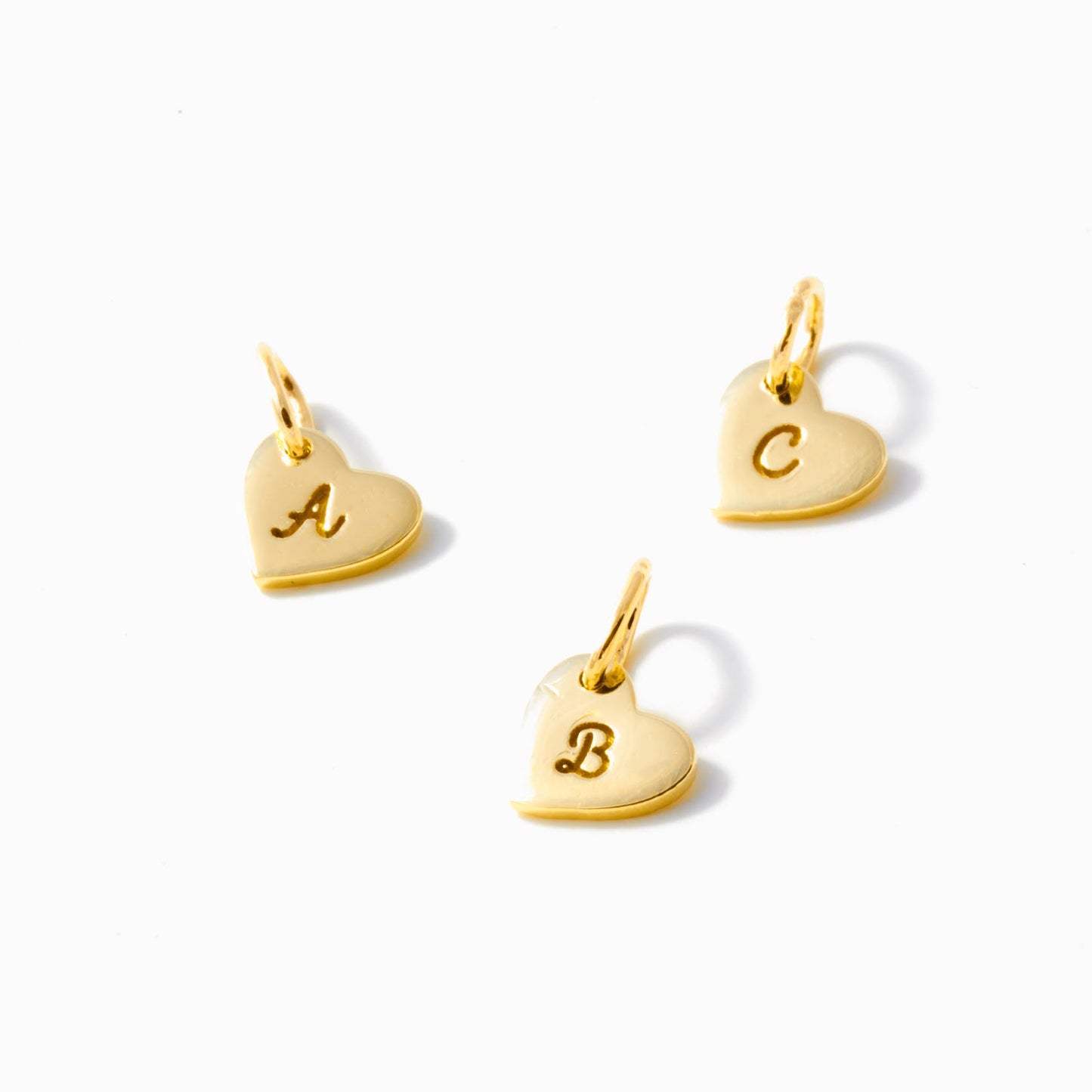 Herz-Buchstaben-Charm