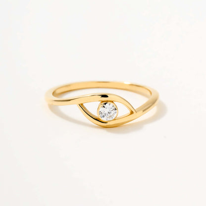 Evil Eye Stackable Ring