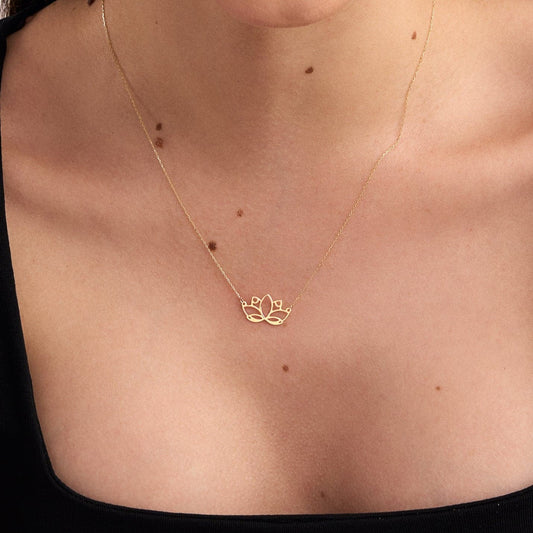 Diamond Schmetterling Halskette in 585er Massivgold - Gelin Diamond
