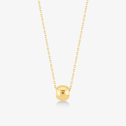 ball necklace made of 585 solid gold