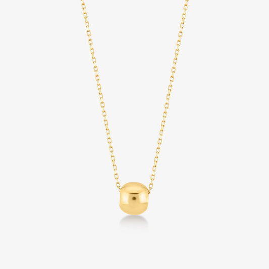 Collier boule en or massif 585