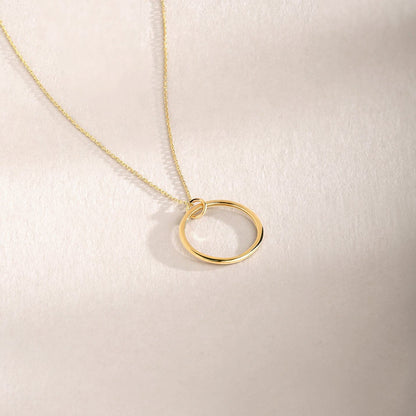 Diamond Saphir um böse Augen Halskette in 585er Massivgold - Gelin Diamond