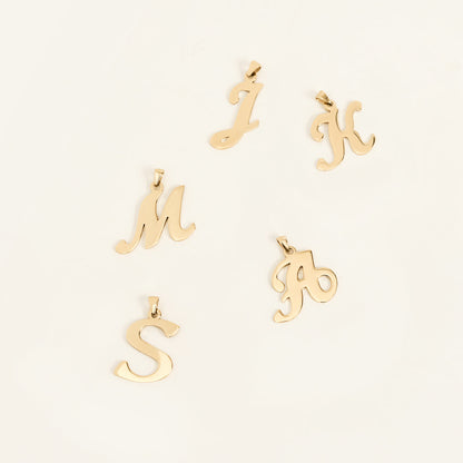 Custom CZ Initial Anhänger Halskette