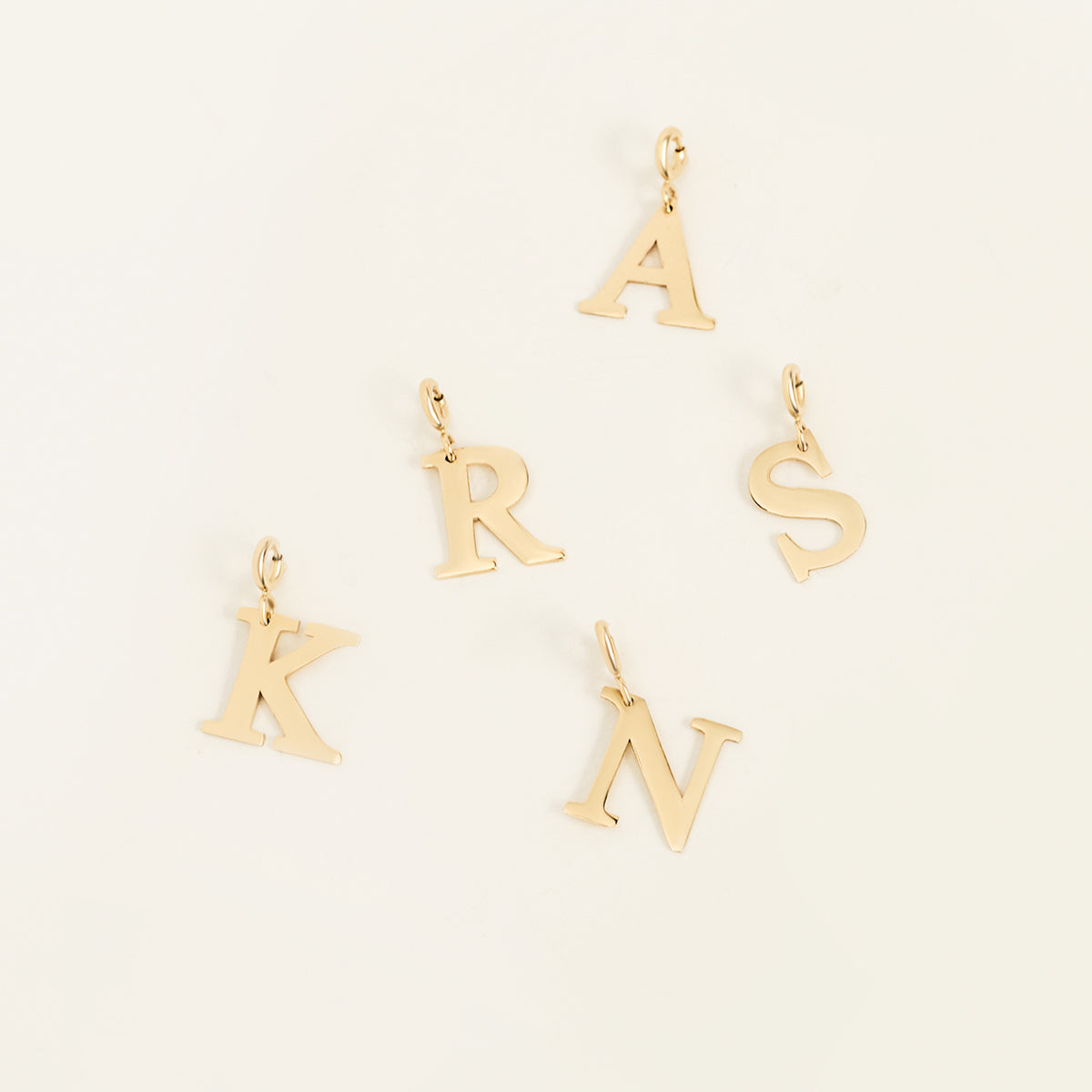 Personalisierter Initial-Anhänger Halskette