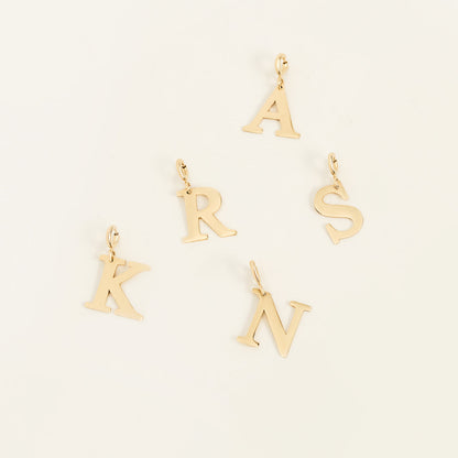 Personalisierter Initial-Anhänger Halskette