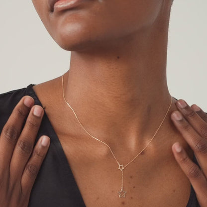 Sterne Y-Halskette