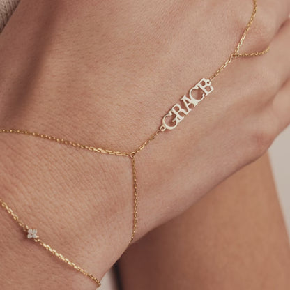 Diamant-Blumenarmband