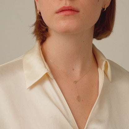 Hamsa Lariat Halskette